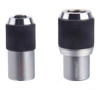 Juego de llaves de vaso de acero al cromo vanadio con portabrocas ajustable para M3 M6 M8 para M12 e indicadores de tamaño grabados para trabajos de roscado