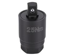 Juego de Llaves de Vaso de Impacto de 3/8 de Pulgada, Adaptador Limitado de Torsión, Juego de Adaptador Llave de Impacto Adaptadores para Llave de Trinquete (25Nm)