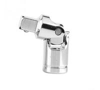 Juego de llaves de vaso de junta con tamaños de unidad de 1/4 3/8 1/2 pulgadas y cabeza giratoria para colocación flexible del enchufe en lugares estrechos (1-2 pulgadas)