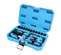 Juego de llaves de vaso de paso con trinquete bidireccional, diseño de 12 puntos, tamaño de 8 mm a 24 mm para impactos de herramientas eléctricas, uso de herramienta de enchufe de acceso