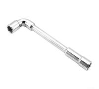 Juego de llaves de vaso en forma de L, herramienta de tubo de carcasa de doble cabeza, llave hexagonal de acero al cromo vanadio con extremo perforado, llave de codo en forma de L para reparación de