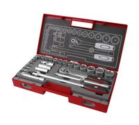 Juego de llaves de vaso FORTUMl, 27 piezas, 1/2" 4700014