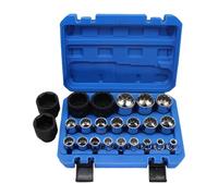 Juego de llaves de vaso - Kit de funda de reparación automática para uso versátil, paquete multifuncional de 21 llaves de salida de flor de ciruelo con construcción duradera, para el hogar, automoción