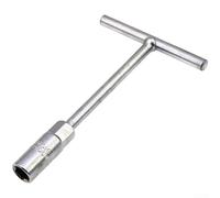 Juego de llaves de vaso métricas con mango en T, llaves hexagonales de 8 mm/10 mm/12 mm/13 mm, construcción de hierro para reparaciones mecánicas y acceso a espacios reducidos (T13 corto)