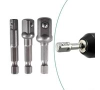 Juego de llaves de vaso para adaptador con brocas de vástago hexagonal para llave de impacto, extensiones de herramientas eléctricas eficientes (B)
