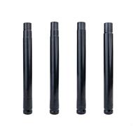 Juego de llaves de vaso para manguitos de nivelación de techo, tuerca de tornillo hueca de 1/2 pulgada con enchufe hexagonal, 10 mm, 12 mm, 13 mm, 14 mm, acero al cromo vanadio T (10+12+13+14 mm)