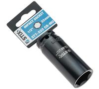 Juego de llaves de vaso STT-S22 1/2" 22 mm CR-MO llaves de impacto 78 mm de longitud