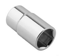 Juego de llaves de vaso telescópicas de doble cabeza de acero al cromo vanadio para extracción de neumáticos de coche, llaves métricas de 17/19 mm y 21/23 mm, rueda compacta que ahorra espacio (B)