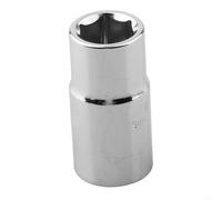 Juego de llaves de vaso telescópicas de doble cabeza de acero al cromo vanadio para extracción de tuercas de rueda de coche - 17 mm/19 mm y 21 mm/23 mm métrico (A)