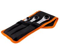 Juego de llaves de zócalo de acero de acero de Vanadio Chrome de BAHCO S4RM / 3T, tamaño 8mm-19mm