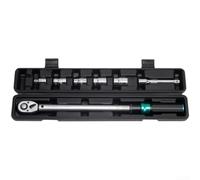 Juego de llaves dinamométricas, 20-210 Nm, llave dinamométrica de clic de 1/2 pulgada con enchufes de cromo vanadio que soportan sujetadores de 8 mm a 24 mm para reparación de automóviles(7)