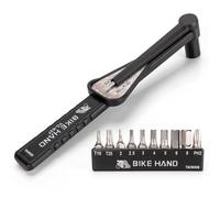 Juego de llaves dinamométricas para bicicleta de 2 a 10 Nm, mini llave dinamométrica para bicicletas con puntas (Allen 2-8 mm, T10/T25, PH2), herramienta portátil compacta para bicicleta de carretera