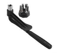 Juego de llaves dinamométricas para bicicleta, hexagonal interior, cromo vanadio 1/4, 72 dientes ± 3% de precisión, mango de nailon antideslizante, 3 20 N M, par ajustable
