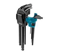 Juego de llaves hexagonales compatibles con Makita B-65894, 9 piezas, varios tamaños, combinación de llaves Allen, accesorios for herramientas