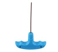Juego de llaves hexagonales con mango en T para H2-H10, herramienta de llave de brazo largo para montaje de muebles, llaves hexagonales de aleación azul para mantenimiento de reparación (para H2.0)