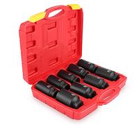 Juego de Llaves Hexagonales de 1/2", 9pcs Juego de Dados de Impacto 29mm 30mm 31mm 32mm 33mm 34mm 35mm 36mm 38mm