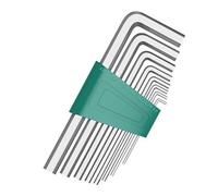 Juego de llaves hexagonales de aleación de acero para construcción, herramientas de mano, deformación constante, agrietamiento, 8 unidades, versátil, acero de alta temperatura, tamaño de bolsillo