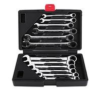 Juego de llaves, - Llave de carraca Juego de Maul - Llave de carraca de cromo vanadio material para DIY de Jobs Auto de reparación 8 - 19 mm, 12 piezas)