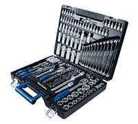 Juego de llaves manuales Scheppach TB217 217 piezas acero vanadio cromo