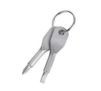 Juego de llaves mini destornillador, cabeza plana portátil de acero inoxidable y herramienta de juego de destornilladores Phillips Herramienta EDC multifuncional eerieur Mini herramienta de bolsillo