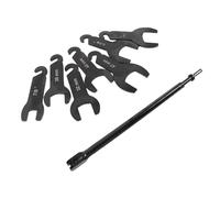 Juego de llaves neumáticas de embrague de ventilador, 32 mm, 36 mm, 40 mm, 47 mm, kit de herramientas de acoplamiento de ventilador para bombas de agua, con funda moldeada de burbujas