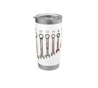 Juego de llaves para coche con abrebotellas Vaso térmico de acero inoxidable de doble pared
