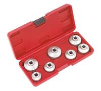 Sealey Tapa Filtro de Aceite Llave Juego 7pc VS7008
