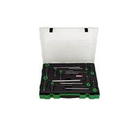Juego de llaves TORX TOPTUL 9uds. T10 T15 T20 T25 T27 T30 T40 T45 T50 mango en T
