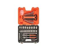 Juego De Llaves Y Enchufes Bahco Métrico De 1/2 Pulgada 40 Piezas En Caja S400