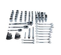 Juego De Llaves Y Enchufes Laser Tools AF/Metrico 1/4"D, 3/8"D, 1/2"D 89pc 3500