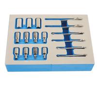 Laser 7132 BA Spanner & Socket Set 1/4"D 17pc