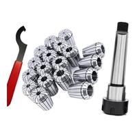 Juego De Llaves Y Mandriles Para Fresado CNC ER20, ER25, ER32, ER40 Y ER25, Con Portaherramientas MT2, MT3, MT4 Y MTB MTA.(0.008mm(AA),MTA4-ER40-24Pcs)