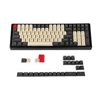 Juego de llaves YMDK 96 84 ANSI ISO perfil OEM PBT grueso para teclado mecánico Cherry MX YMD96 RS96 KBD75 YMD75 FC980M (solo teclado) Gris Beige 125 llaves
