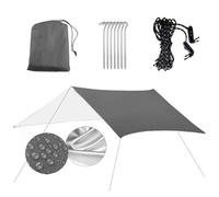 Juego de lonas impermeables para camping, protección solar, toldos al aire libre, toldos para mochileros y viajes, durabilidad para acampar