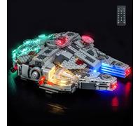 Juego de luces de mando a distancia compatible con Lego Millennium Falcon 75426 (no modelo), juego de iluminación LED compatible con Lego 75426 Milenium Falcon modelo