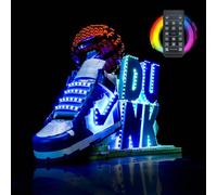 Juego de luces de mando a distancia compatible con Lego Nike Dunk x L'EGO Set 43008 (no modelo), juego de iluminación LED compatible con Lego 43008 Nike Dunk x Set de juguetes creativos