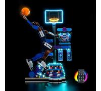 Juego de luces de mando a distancia compatible con Lego Nike Slam Dunk 43010 (no modelo), juego de iluminación LED compatible con Lego Nike Slam Dunk juguete creativo