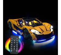 Juego de luces de mando a distancia para Lego 42172 McLaren P1 (no Lego), juego de iluminación LED para Lego Technic McLaren P1 Juguetes creativos