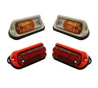 Juego de luces indicadoras laterales y traseras sin bombillas, apto para Massey Ferguson Traktor 135 135 gasolina 148 165 168 175 178 185 188