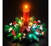 Juego de luces LED compatible con decoración de mesa de Navidad Lego (no modelo), juego de iluminación decorativa compatible con 40743 Navidad decoración de mesa de Navidad juguetes creativos