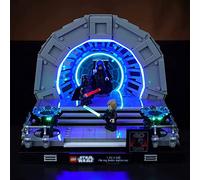 Juego de luces LED compatible con diorama de sala de tronos de Lego Emperor (no modelo), juego de iluminación LED decorativa para 75352 S'tar Wars Emperor's Throne Room Dioram Regalo creativo