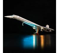 Juego de luces LED compatible con Lego 10318 Airbus Concorde (sin modelo), juego de iluminación decorativa compatible con juguete creativo Lego Concorde