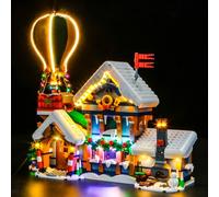 Juego de luces LED compatible con Lego 10339 Santa Post Office (no modelo), juego de iluminación decorativa para juguetes creativos de oficina de correos de Papá Noel