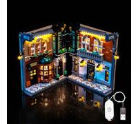 Juego de luces LED compatible con Lego 10351 Sherlock Holmes: Book Nook (no modelo), interruptor de atenuación táctil, juego de iluminación de decoración compatible con Lego Sherlock Holmes Book Nook