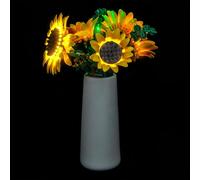 Juego de luces LED compatible con Lego 11502 Sunflower Bouquet (no modelo), juego de iluminación decorativa compatible con Lego Sunflower Bouquet modelo de bloques de construcción
