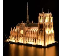 Juego de luces LED compatible con Lego 21061 Architecture Notre-Dame de Paris (no modelo), juego de iluminación decorativa para Notre-Dame de Paris Juguetes creativos - Versión estándar
