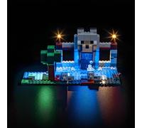 Juego de luces LED compatible con Lego 21261 The Wolf Stronghold (no modelo), juego de iluminación decorativa compatible con Lego The Wolf Stronghold juguete creativo