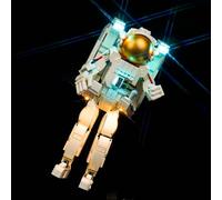 Juego de luces LED compatible con Lego 31152 Space Astronaut (no modelo), juego de iluminación decorativa compatible con Lego Space Astronaut juguete creativo