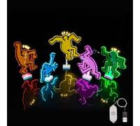 Juego de luces LED compatible con Lego 31216 Keith Haring - Dancing Figures (no modelo), interruptor de intensidad táctil, juego de iluminación decorativa compatible con Lego Keith Haring - Dancing