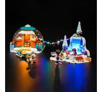 Juego de luces LED compatible con Lego 41760 Igloo Holiday Adventure (no modelo), juego de iluminación decorativa para Friends Igloo Holiday Adventure Juguetes creativos